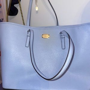 Baby Blue Michael Kors tote